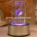 3D Laser Crystal of Pisces,Twelve Constellations for Birthday gifts